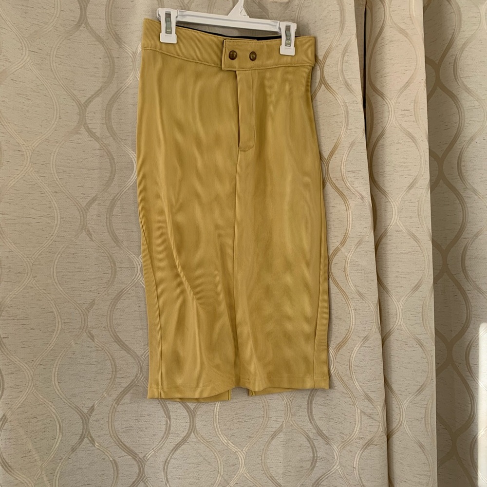 American Apparel Ribbed Skirt (S)